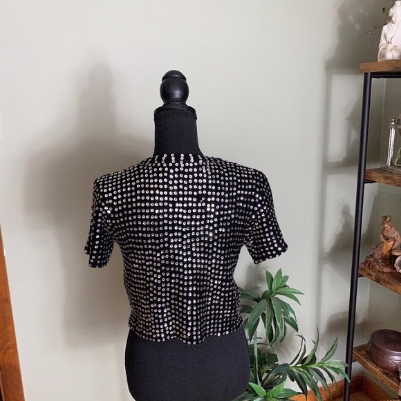 XX1 BLACK SEQUINED JACKET - Picture 3 of 4